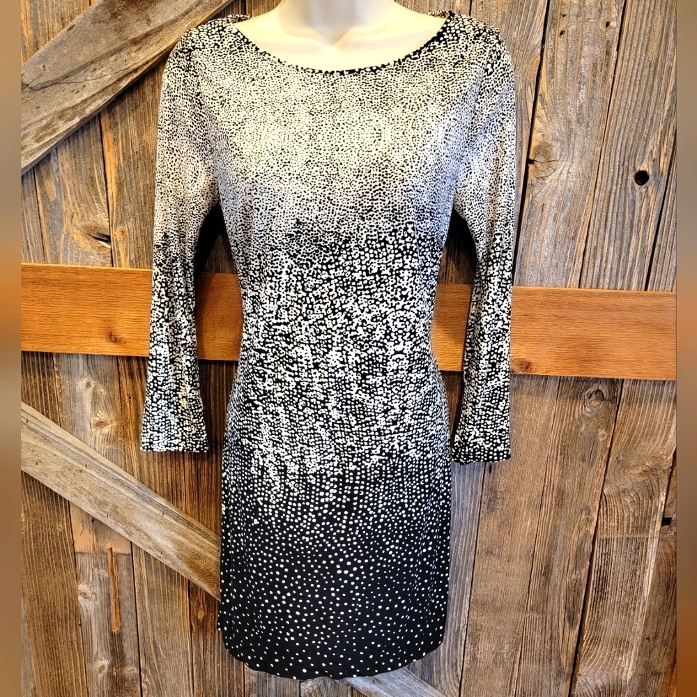 Tibi Polka Dot Dress Ombre Stretch Size Small